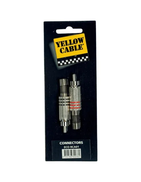 Fiche RCA mâle nickel (Vendu par 2 pièces)