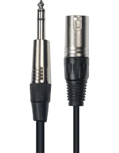 Câble Audio Jack stéréo mâle/XLR mâle 6m