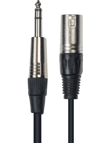 Câble Audio Jack stéréo mâle/XLR mâle 6m