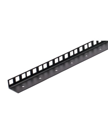 CORNIERE RACK angle simple, finition peinture, 45U, noir