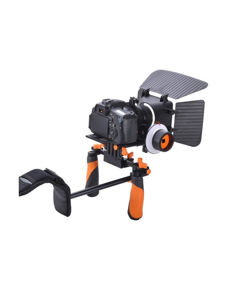 KIT Stabilisateur D'épaule Mountt Rig + Matte Box + Follow Focus