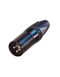 FICHE XLR MALE Noir NEUTRIK